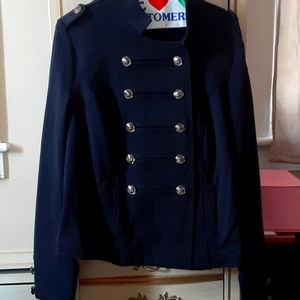 Lanebryant jacket-size 16- Navy blue-95%Cotton 5% Pandex